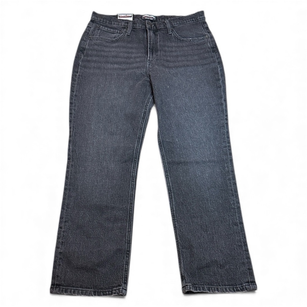 NWT Kirkland Signature Grey Wash Jeans sz 8